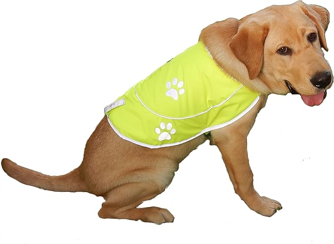Dog Hunting Vest Reflective Dog Vest - Dog Safety Vest with Elastic Strap, Comfortable Dog Reflective Vest, Reflective Dog Safety Jacket High Visibility Vest for Dogs