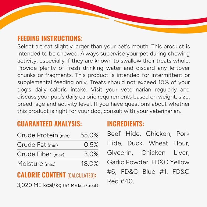 Good ‘n’ Fun Triple Flavor Kabobs Chews for All Dogs, 18 Count, Treat Your Dog to Chews Made from Beef Hide, Real Chicken, Pork Hide, Duck and Chicken Liver