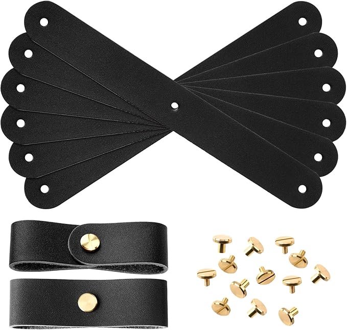 Chunful 6 Pcs Halter Breakaway Replacement Strap Breakaway Halter Replacement Straps Horse Leather