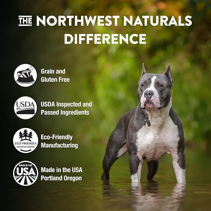 Northwest Naturals Freeze-Dried Lamb Dog Food - Bite-Sized Nuggets - Grain-Free, High-Protein, Human-Grade, Limited Ingredients, All Natural, Nutrient-Dense, Healthy & Nutritious - 12 Oz (Pack of 2)