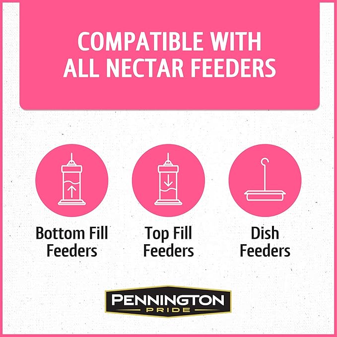 Pennington 100543828 ElectroNectar Hummingbird Food Ready to Use, Clear