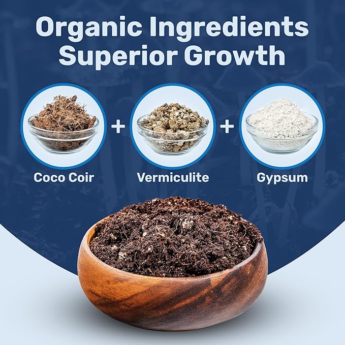 Surfin' Spores Premium Bulk Mushroom Substrate - 5 lbs Expert Mycologist Blend of Coco Coir, Vermiculite & Gypsum, Pasteurized & Odor-Free, Long Shelf-Life, Ideal for Monotub Cultivation