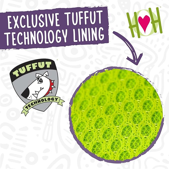 HuggleHounds Knottie Plush Dog Toy - Dog Stuffed Animal Toy for Small, Medium & Large Sized Dogs, Durable Plush to Keep Them Busy - Tartan Tidings Fox, Small