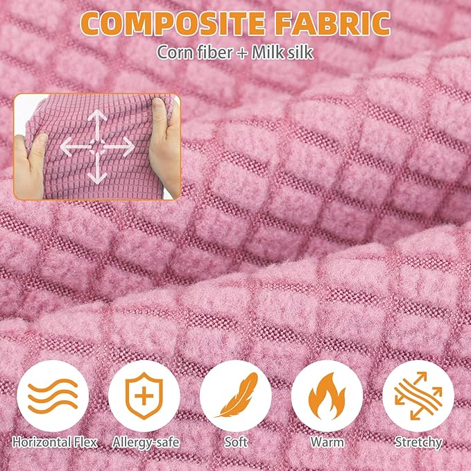 KOOLTAIL Cat Sweater for Sphynx - Soft Fleece Sweaters for Cats Only, Elastic Pet Clothes with Sleeves, Thick Winter Warm Cold Weather Apparel for Hairless Cat, Puppy Pajamas for Small Dogs, Pink S