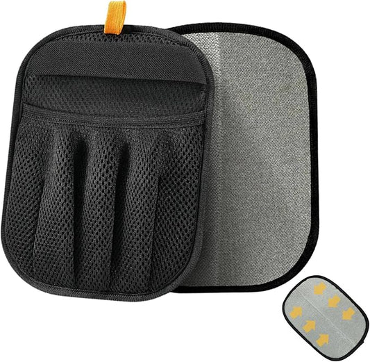 2 Pack Electrostatic Pet Hair Removal Gloves – Lint Cleaning Mitts for Cats & Dogs, Reusable Pet Hair Remover Glove for Furniture Couch Carpet & Car, Grooming & De-Shedding Glove for Pet Hair