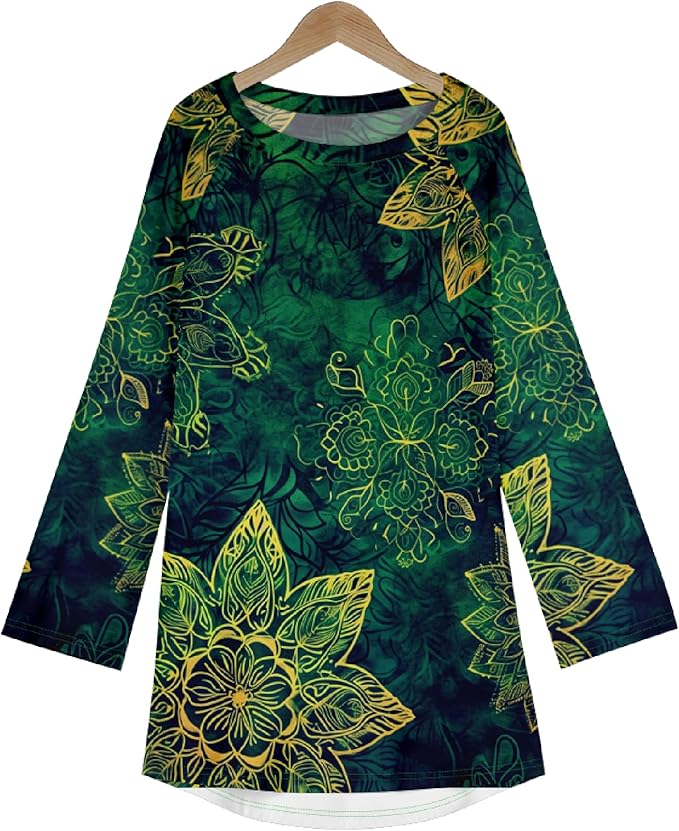 MARSVOVO Women Novelty Graphic Plus Size Sweater Crewneck Long Sleeve Cute Printed Loose Fit Casual Fall Sweaters Top