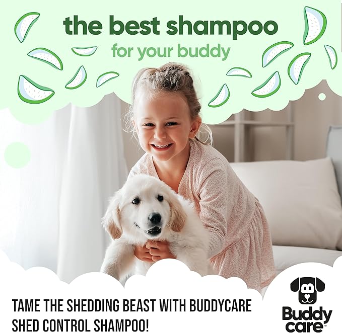 Shed Control Dog Shampoo Aloe & Lemongrass Scented | with Aloe Vera and Pro Vitamin B5 (169.07oz)