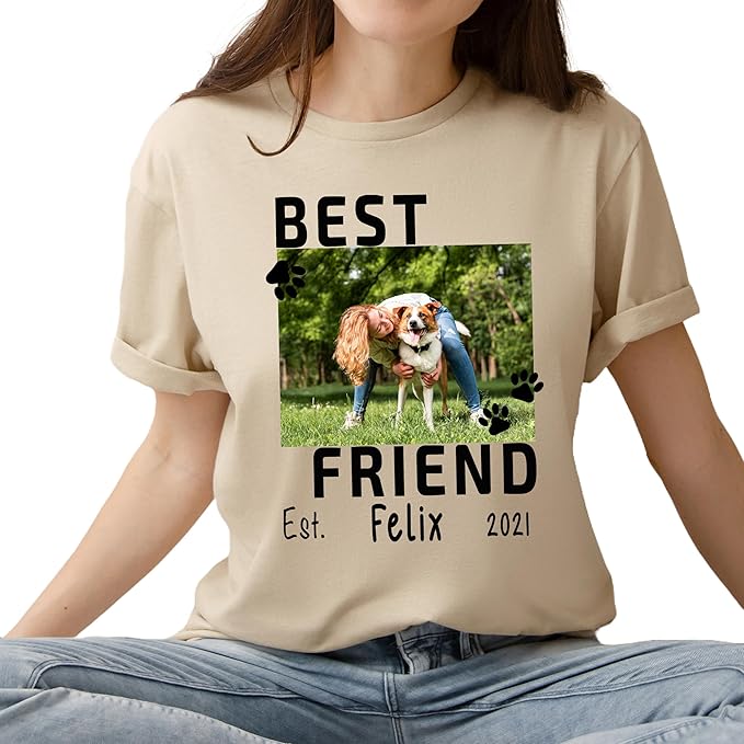 Custom Dog Mom Shirt for Women Pet Ears Sweatshirt with Name Unique Puppy Line Art Cute Dad Hoodie for DogDad Owner Lover