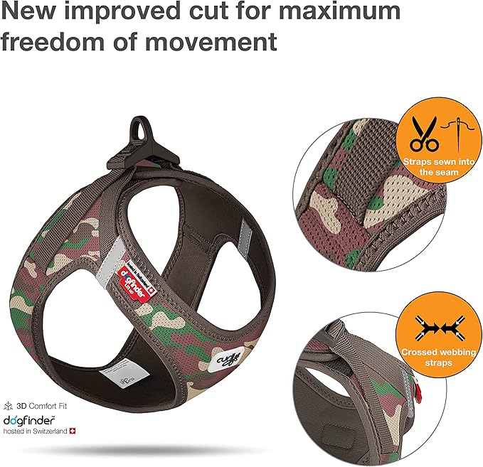 Vest Harness curli Clasp Air-Mesh Camo 3XS