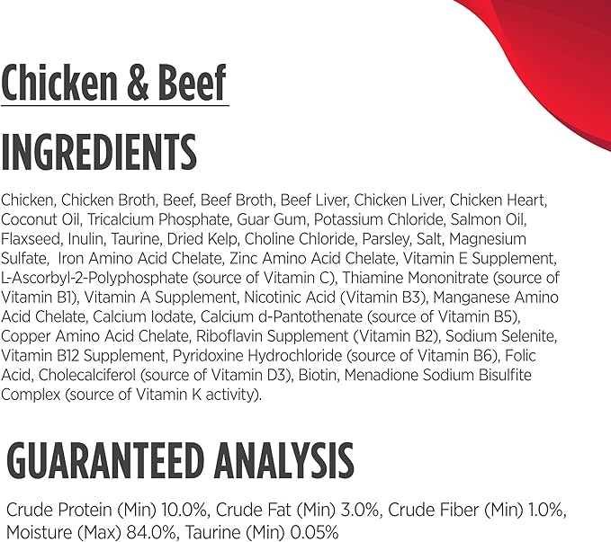Nulo Real Shreds with Organ Meat Wet Canned Cat Food, Variety Flavors, 2.8 Ounce, 12 Cans