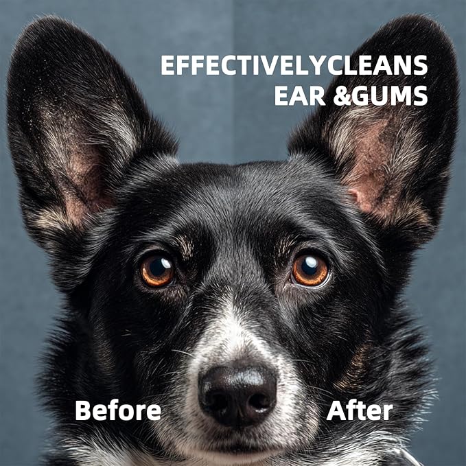 Dog Ear Wipes, Ear Wipes for Dogs, Cat Ear Wipes, Dog Ear Cleaning Wipes, Cat Wipes, Pet Wipes for Cats, Cat Cleaning Wipes – Pet Ear Cleaning Finger Wipes for Cats: Ear Wipes, Weekly Care