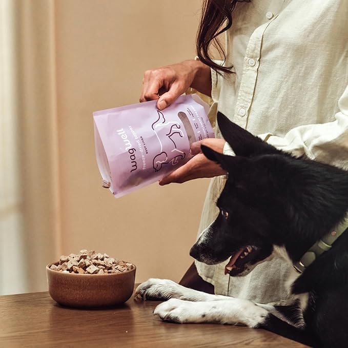 WagWell Beef Liver Freeze-Dried Topper - Grain Free, High Protein Daily Meal Complement for Dogs Made in The USA - Human Grade, Minimally Processed - Pack of 2