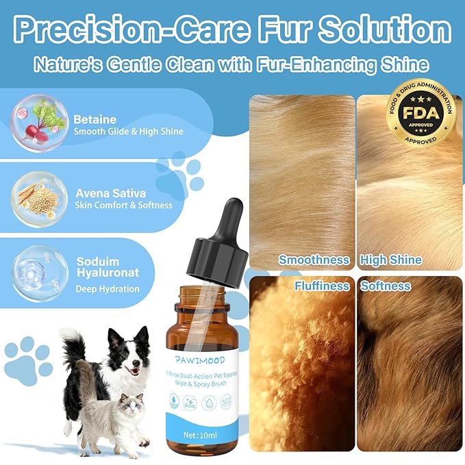 3 in 1 Pet Steam Brush for Dogs & Cats – Self Cleaning, Hair Removal Comb Steam for Shedding & Dematting for Long & Short Haired Pets,Includes Pet Essence