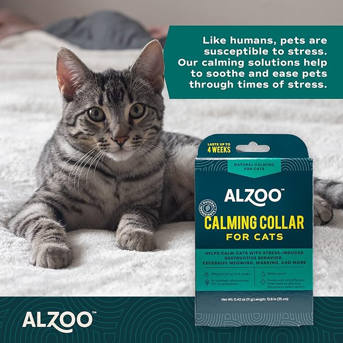 Calming Cat Spray, Collar and Diffuser Bundle