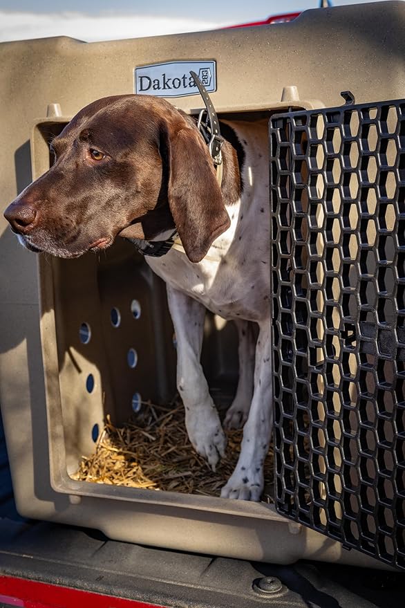 Dakota 283 Crate - Canine Rough and Tough Economy Kennel (Coyote Granite, Large)