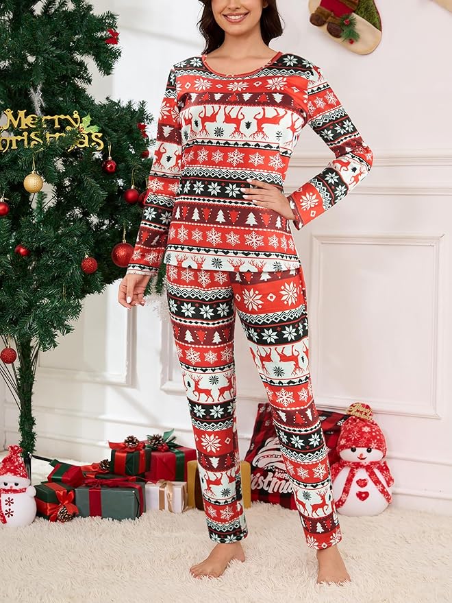 YIJIU Women's Sleepwear Long Sleeve Top and Pants Pajama Set Panda Print Nighty