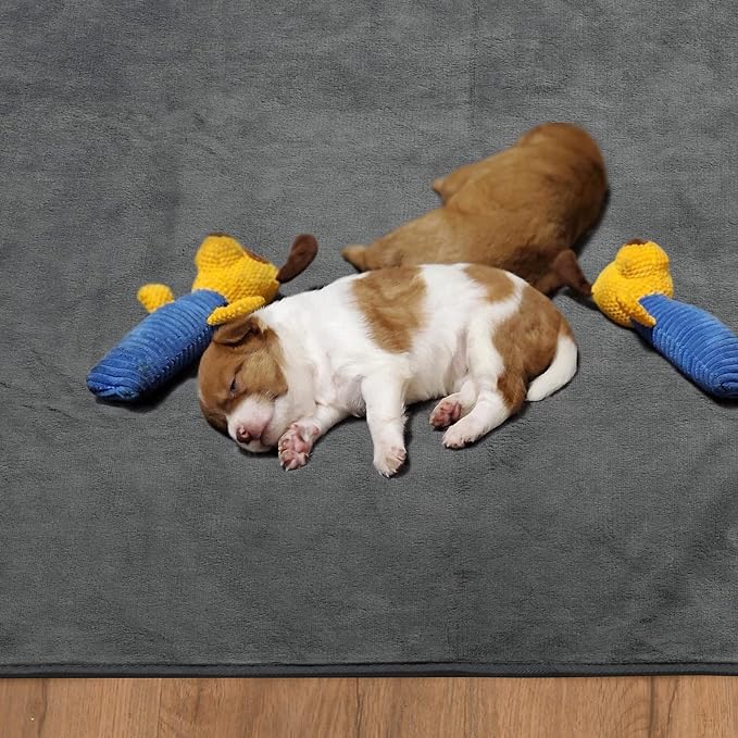 Washable Pee Pads for Dogs, 24x36 4 Pack Reusable Whelping Pads, Absorb Dog Mats Non-Slip Puppy Training Pads for Whelping, Potty, Training, Playpen, Crate