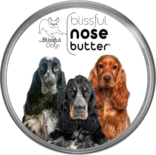 The Blissful Dog English Cocker Spaniel Unscented Nose Butter - Dog Nose Butter, 4-Ounce