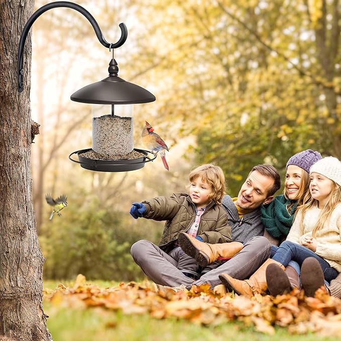 Qiang Ni Hanging Plant Bracket Hooks: 6 Inch Wall Plant Hook Planters and Decor - 2 Piece Rust-Resistant and Secure Brackets Maximize Your Outdoor Living Space