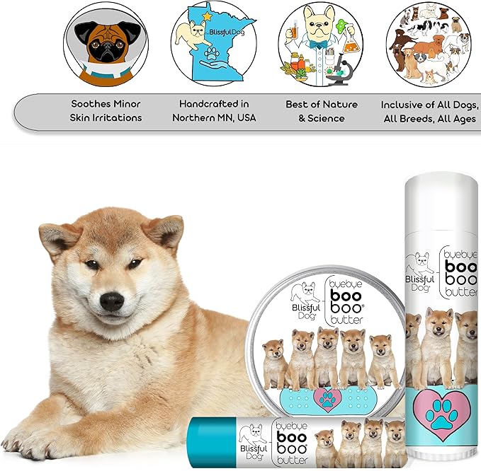 The Blissful Dog 8 oz TIN Shiba Inu Booboo Butter