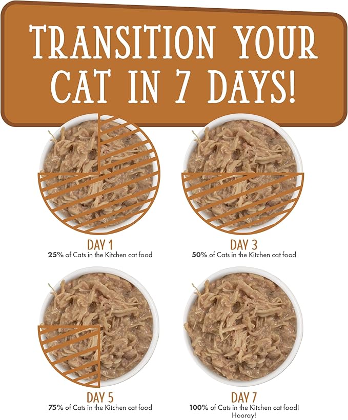 Weruva Cats in The Kitchen, Fowl Ball with Chicken & Turkey Au Jus Cat Food, 3.2oz Can (Pack of 24)