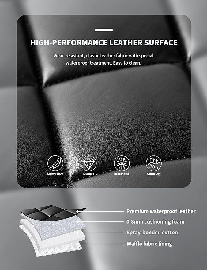 Harrison Howard Dressage Saddle Pad High-Performance Leather Saddle Pad for Horse Riding with Excellent Shock Absorption