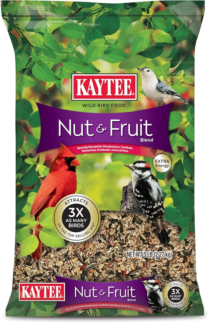 Kaytee Nut & Fruit Wild Bird Seed, 5 lb