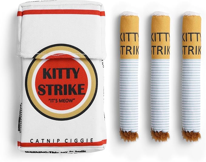 Nocciola 3 Pack Catnip Toys for Cats, Funny Cat Toys Filled with 100% Pure Organic Catnip, Safe Kitten Teething Chew and Kicker Toys, Stress Relieving Fun for Indoor Cats