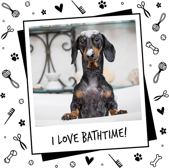 BUGALUGS Baby Fresh Dog Shampoo Dog Grooming Shampoo for Smelly Dogs with Baby Powder Scent (33.8 FL Oz, 1 Pack)