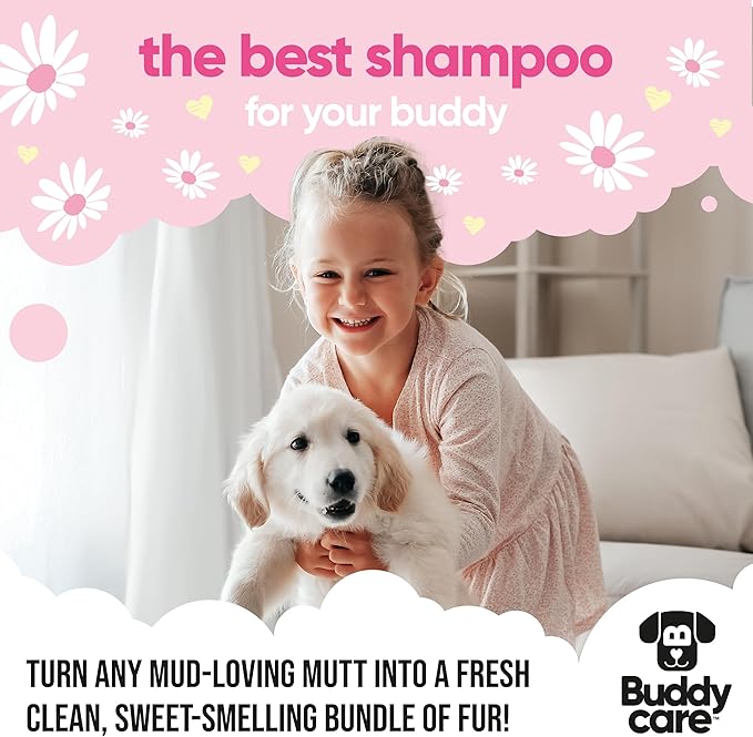 Baby Fresh Dog Shampoo by Buddycare | Deep Cleansing Shampoo for Dogs | Fresh Scented | with Aloe Vera and Pro Vitamin B5 (50.72oz)