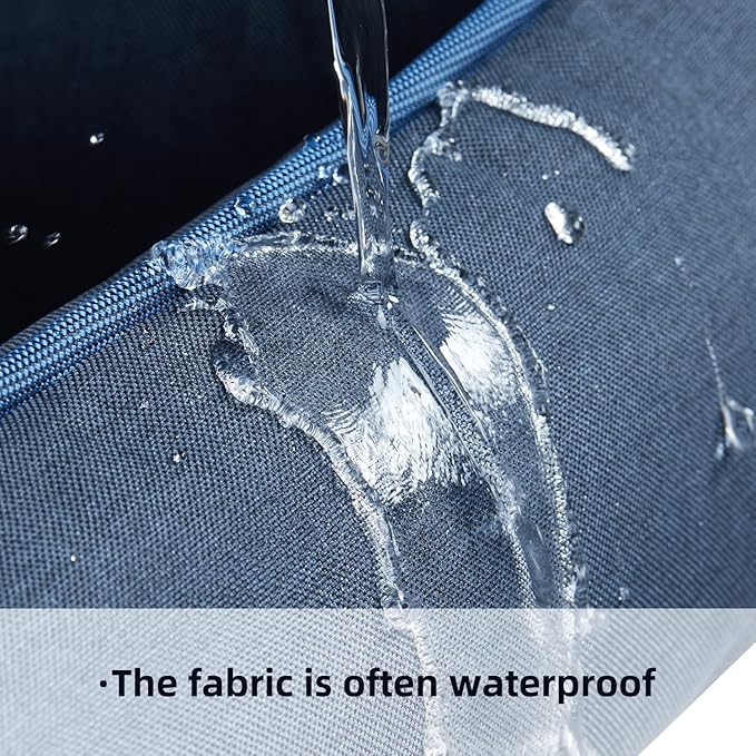 Orthopedic Dog Beds for Medium Dogs, Durable Egg Crate Foam Sofa Dog Bed wit Washable Removable Cover,Waterproof Lining,Pet Bed for Large Dogs (Navy Blue-Velvet, 39.4" L x 31.5" W x 7.4" Th)