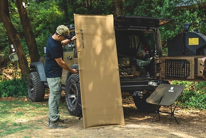 ONETIGRIS SUPRANUBIS Camping Cot, Height Adjustable with Cot Leg Extenders, Strong Support 330lbs, Lightweight Comfortable Folding Bed for Camping, Hiking, Travel, Truck, Beach, Office Nap