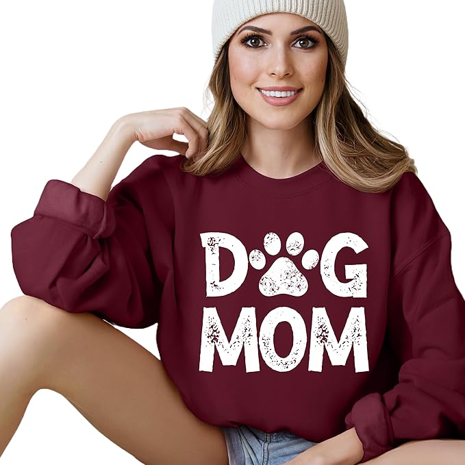 Custom Dog Mom Shirt for Women Pet Ears Sweatshirt with Name Unique Puppy Line Art Cute Dad Hoodie for DogDad Owner Lover