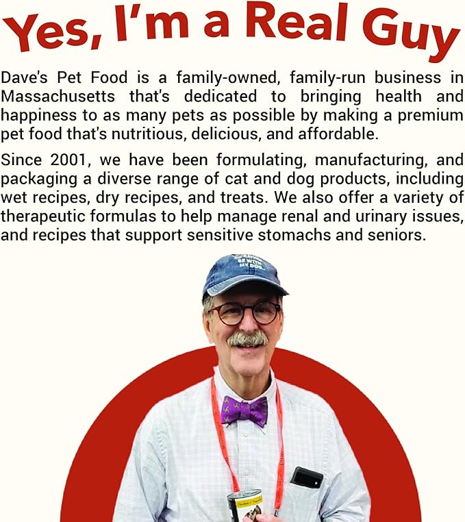 Dave's Pet Food Stewlicious Grain Free Wet Dog Food (Beef & Vegetable in Gravy), Made in USA Naturally Healthy Canned Gluten Free Dog Topper, 13.2 oz (12 Pack)