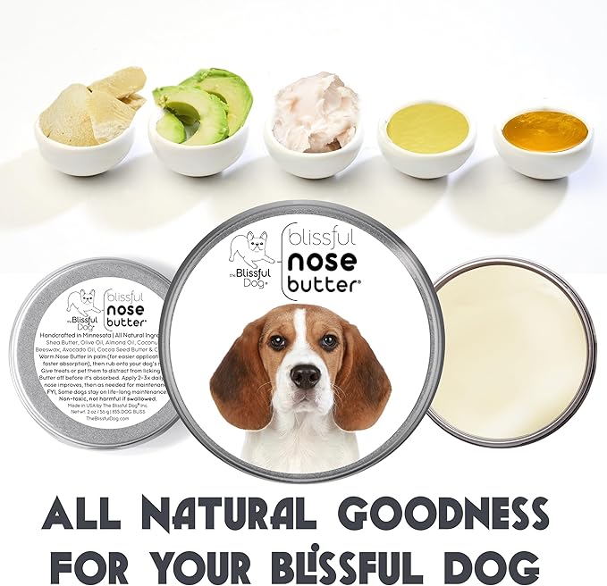 The Blissful Dog Beagle Unscented Nose Butter, 16oz