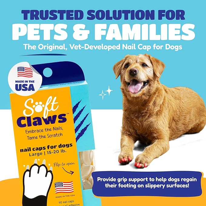 Soft Claws Dog Large Orange