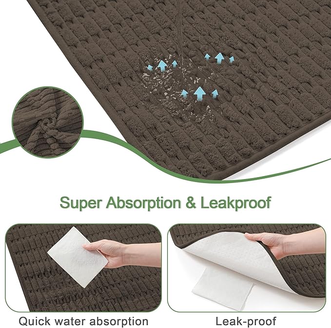 Washable Pee Pads for Dogs, 2 Pack Reusable Puppy Pads Dog Pads, Non-Slip Dog Pee Pads, Leakproof Pet Pee Pads Wee Wee Pads for Dogs. (Coffee, 20"x20"(Pack of 2))