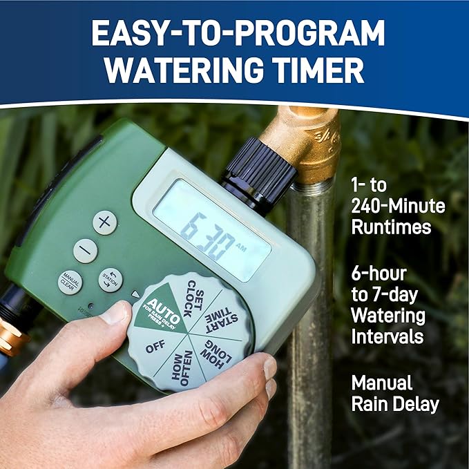 Orbit 50021 2-Zone All-in-One Automatic Watering System