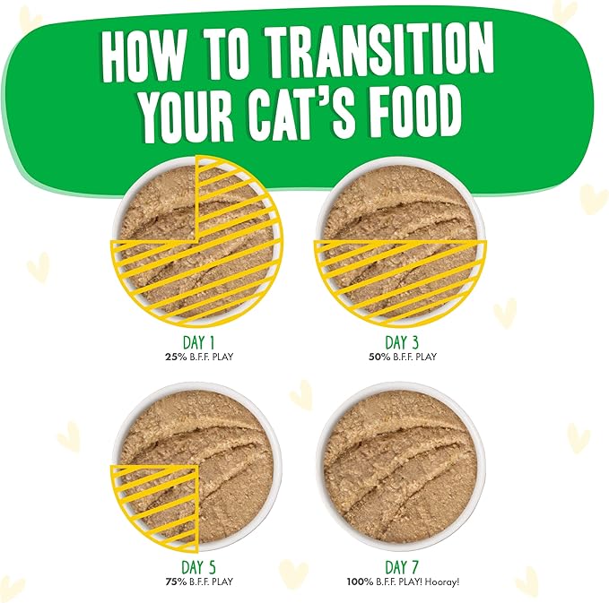 Weruva B.F.F. Play - Best Feline Friend Paté Lovers, Aw Yeah!, Chicken & Lamb Laugh Out Loud with Chicken & Lamb, 2.8oz Can (Pack of 12)