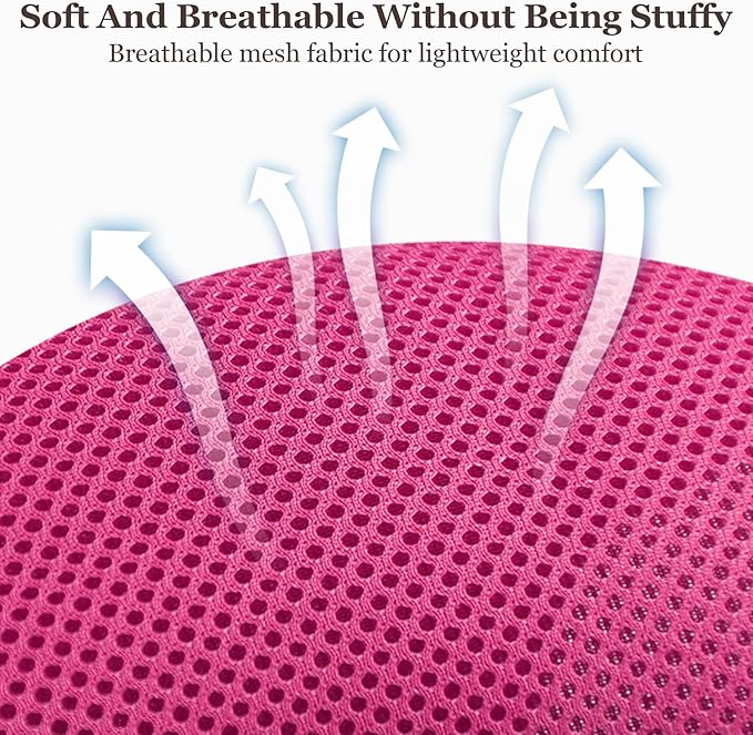 Wanheart Summer cat Chest Harness and Leash, Anti-Escape Adjustable Soft mesh cat Leash and Chest Harness Set for All Types of Cats cat Vests (Rose red, L)