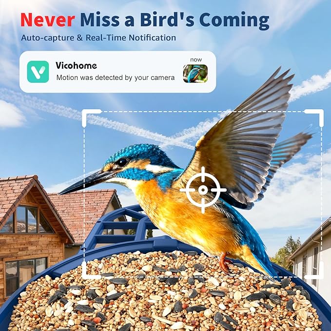 PeckCam® Bird Feeder with Camera with AI Identify 10000+ Birds Species, 3 Solar Panels, 2K Live View, Instant Arrival Alerts, Smart Bird House with Cam, Gift for Bird Lovers