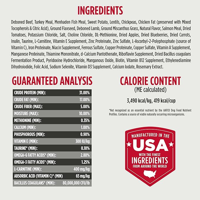 Nulo Freestyle High Protein Small Breed Beef & Sweet Potato Recipe Natural Dry Kibble Dog Food, 6 Pound Bag