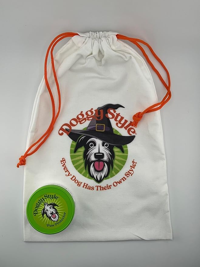 DOGGY STYLE Lick-Safe Dog Paw & Nose Balm, Plant-Based, All Natural Moisturizer to Heal Cracked Pads & Relieve Itchiness or Irritated Skin, Soothing for Hot & Dry Spots, Gentle Healing & Protection