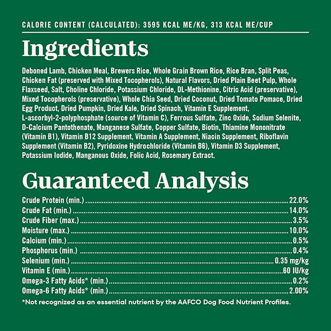 Nutro Natural Choice Lamb & Brown Rice Adult Dry Dog Food Recipe, 5 lb. Bag