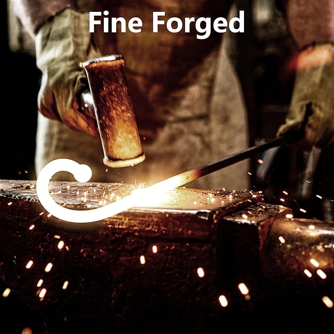 Plant Hook Hanging Plant Brackets - 2 Pack 10 Inch Plant Hanger, Metal Plant Wall Hooks for Hanging Flower Basket, Lanterns, Bird Feeder, Wind Chimes Indoor & Outdoor.