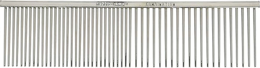 Resco Professional Anti-Static Best Dog, Cat, Pet Comb for Grooming, Med/Coarse Tooth Spacing, 1.5" Pin Length