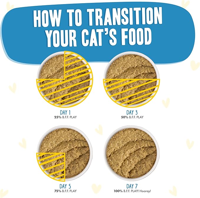 Weruva B.F.F. Play - Best Feline Friend Paté Lovers, Aw Yeah!, Chicken Checkmate with Chicken, 5.5oz Can (Pack of 8)