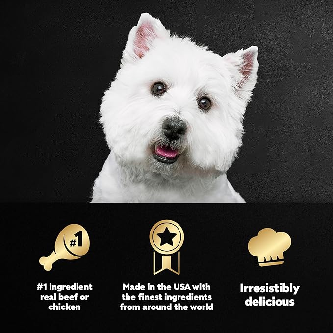 Cesar Home Delights Adult Wet Dog Food, Slow Cooked Chicken & Vegetables Dinner and Beef Stew Variety Pack, 3.5 oz. (12 Count, Pack of 2)