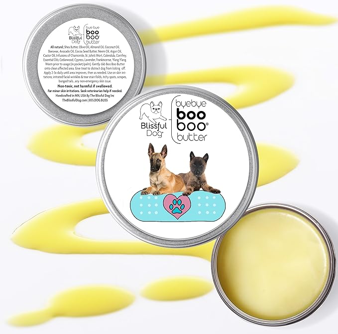 The Blissful Dog 2 oz TIN Belgian Malinois Booboo Butter