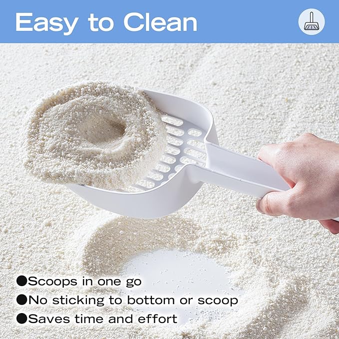 Natural Cat Litter Unscented, 100% Plant-Based, Strong Clumping Litter, Easy Scooping, Clumps Lift Cleanly, Low Dust, Corn & Cassava Litter, 5.5 LB